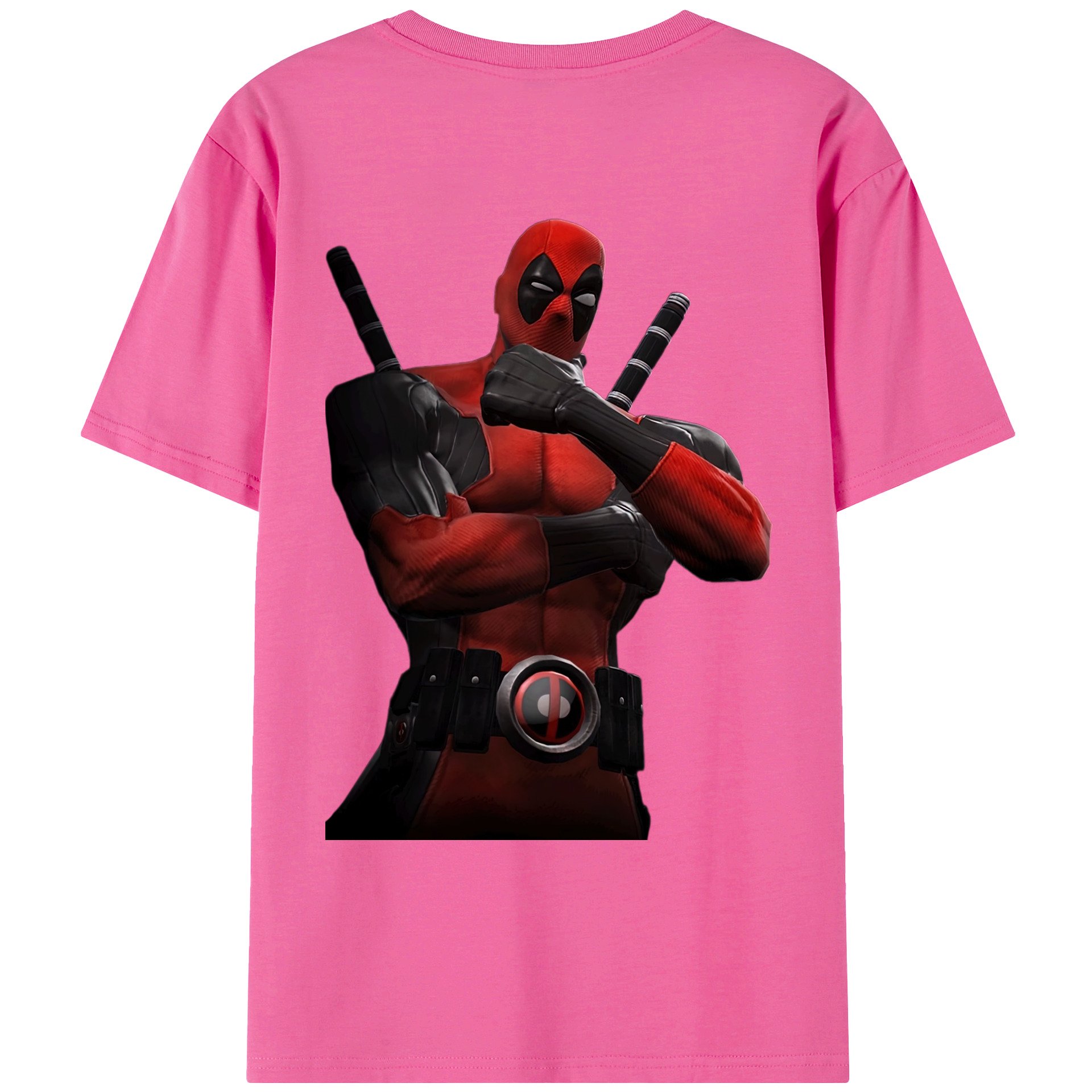 （画像用） Deadpool デッドプール レディース半袖Tシャツ(バックプリント)